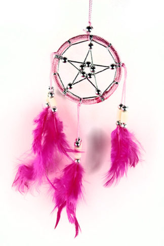 Dream Catcher Pentagram Pink