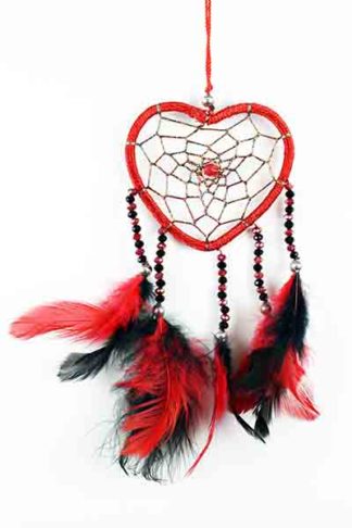 Dream Catcher Heart Red 6cm