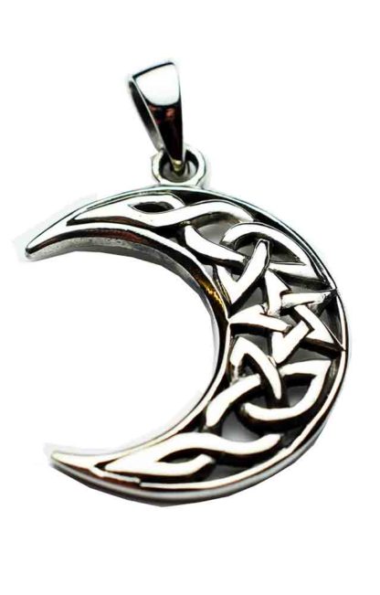 Silver Pendant Moon Celtic – Cleopatra Trading Limited