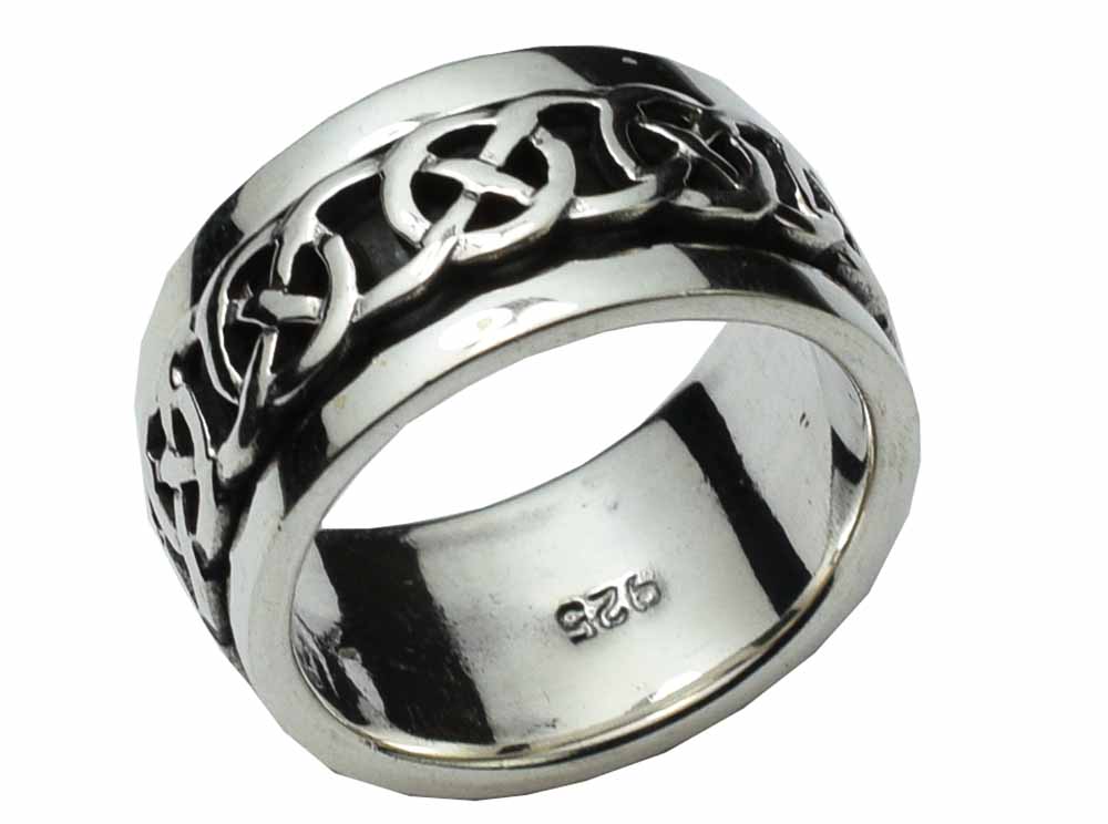 Silver Ring Celtic Spinning – Cleopatra Trading Limited