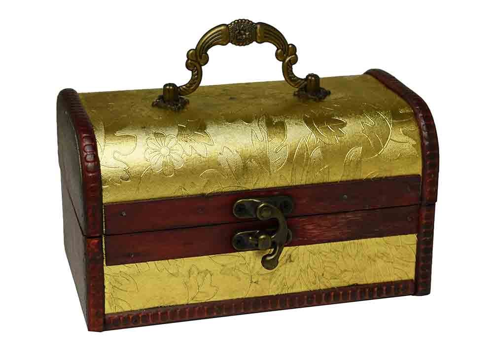 Box Wooden Chest 16X10X9cm – Cleopatra Trading Limited