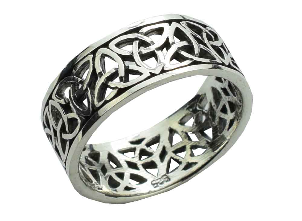 Silver Ring Band Triquetra – Cleopatra Trading Limited