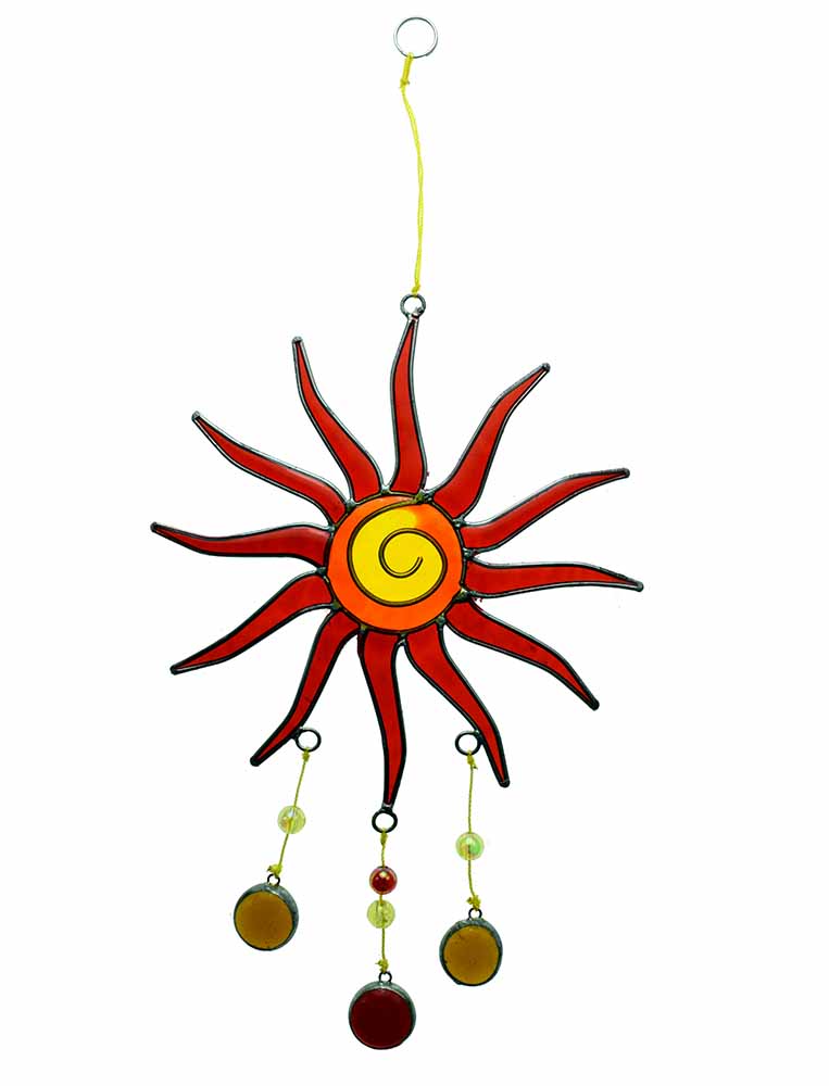 Suncatcher Sun With Beads 30cm – Cleopatra Trading Limited