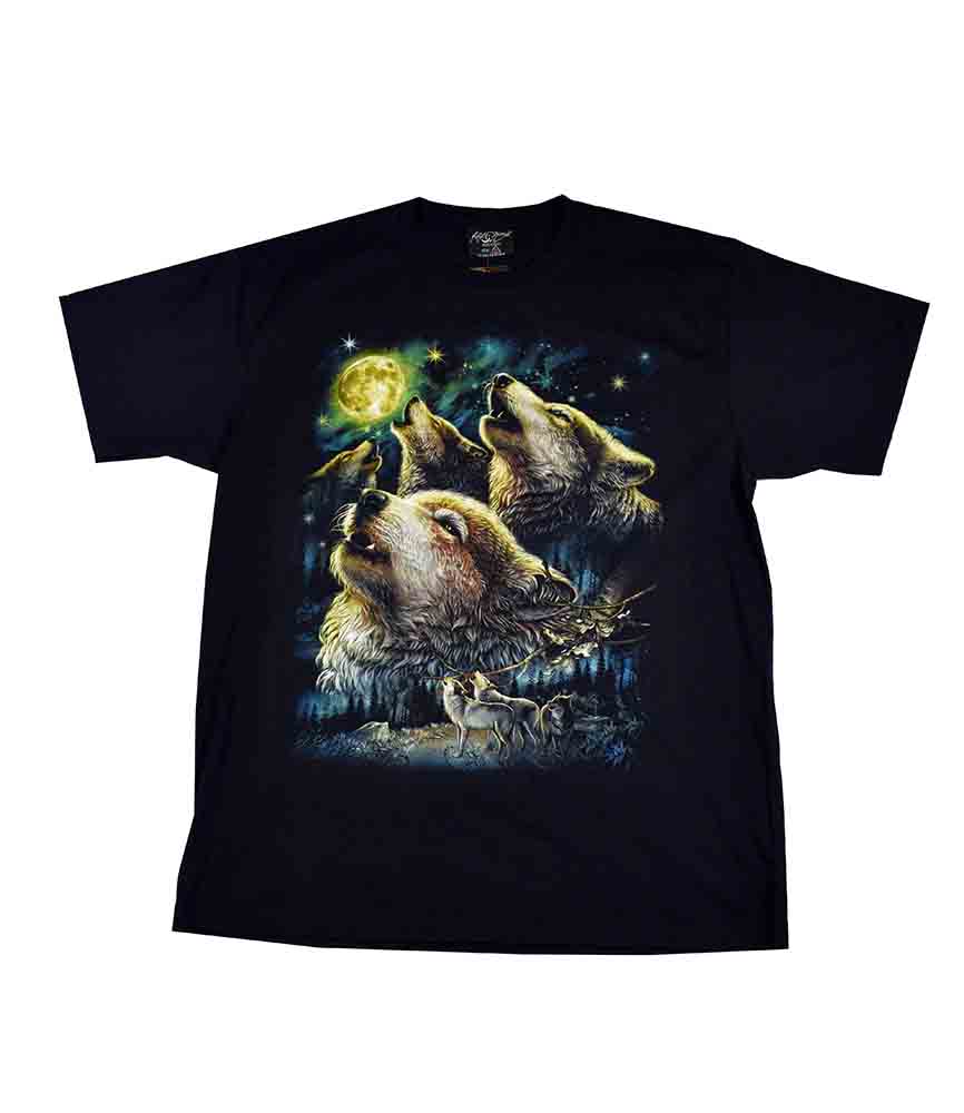 T-Shirt Howling Wolves (Various Sizes) – Cleopatra Trading Limited