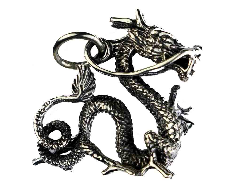 Silver Pendant Dragon – Cleopatra Trading Limited