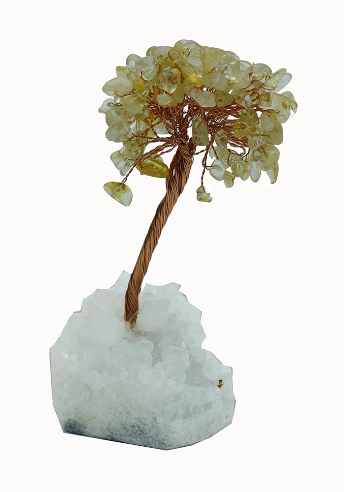 Tree Chip Citrine on Crystal – Cleopatra Trading Limited