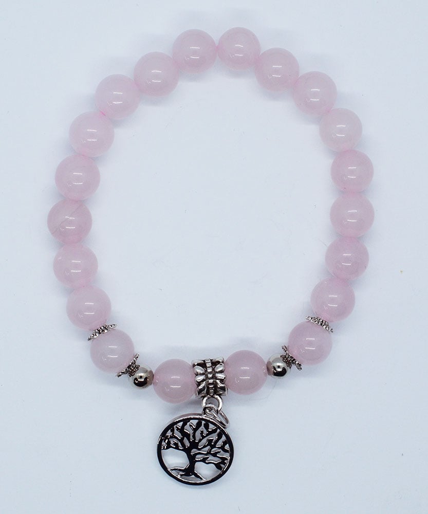 Bracelet Rose Quartz Tree of L – Cleopatra Trading Limited