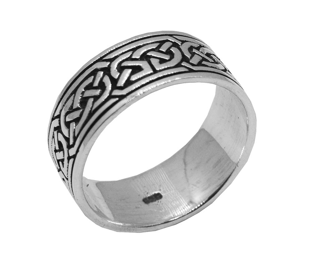 Silver Ring Celtic Band – Cleopatra Trading Limited