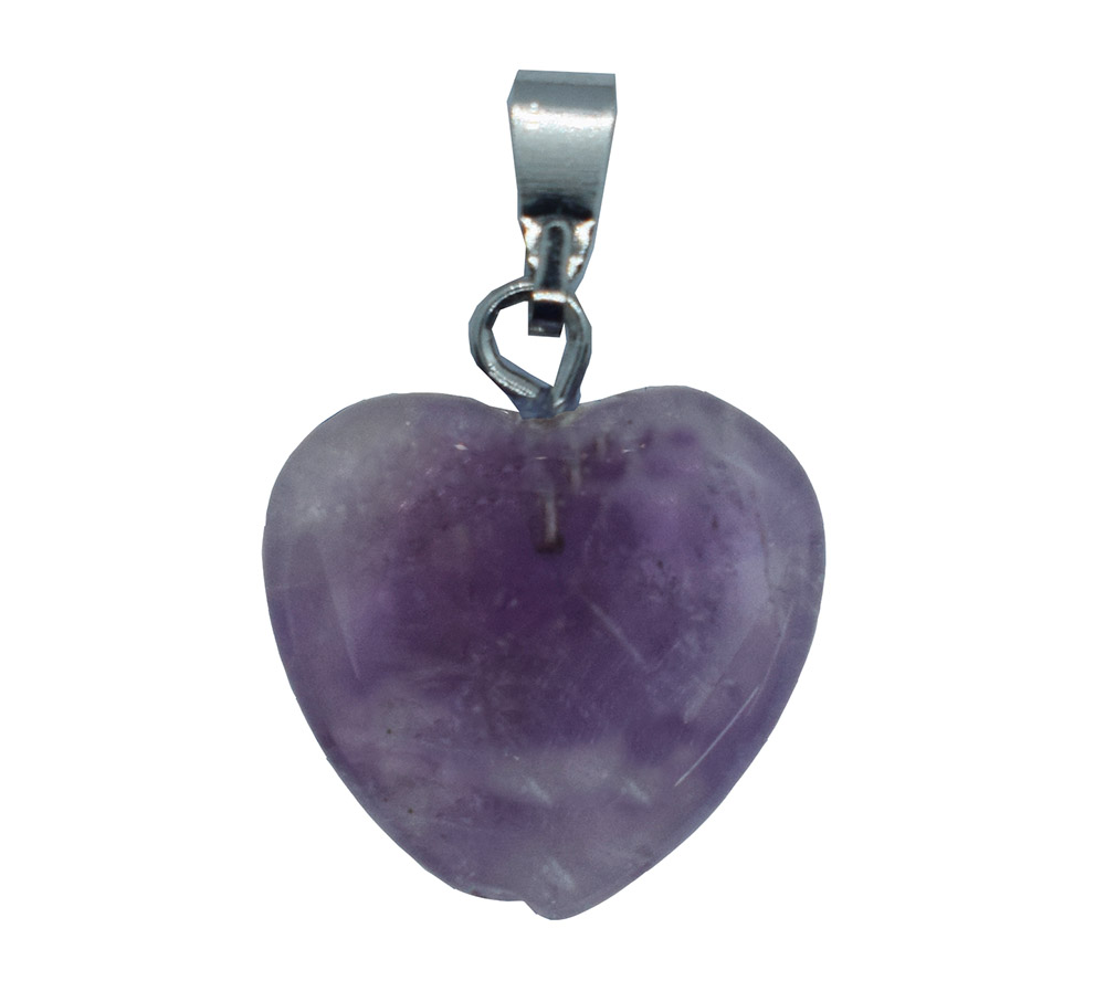 Pendant Heart Amethyst 1.5cm – Cleopatra Trading Limited