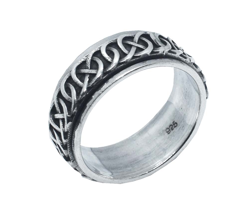 Silver Ring Celtic Spinning – Cleopatra Trading Limited